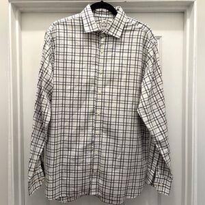 PETER MILLAR Long Sleeve Buttoned Dress Shirt